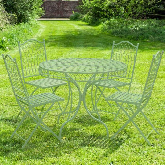 HAMPTON 95cm DINING 5PC G