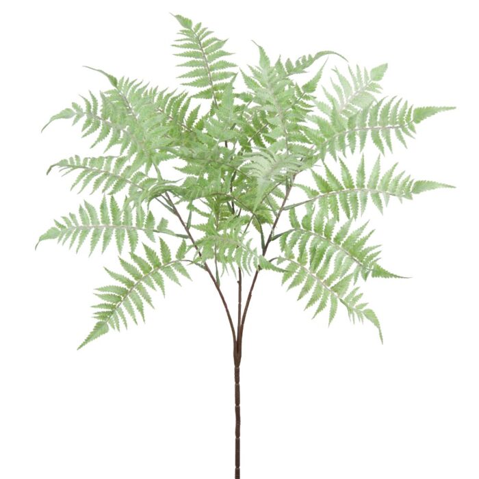 FROSTED BOSTON FERN SPRAY 80cm