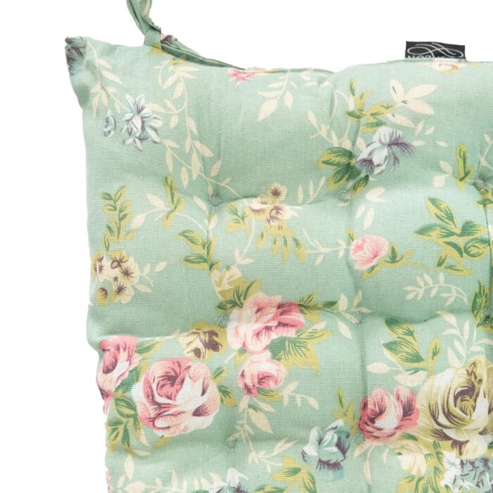 SQ. SEATPAD - VINTAGE ROSE