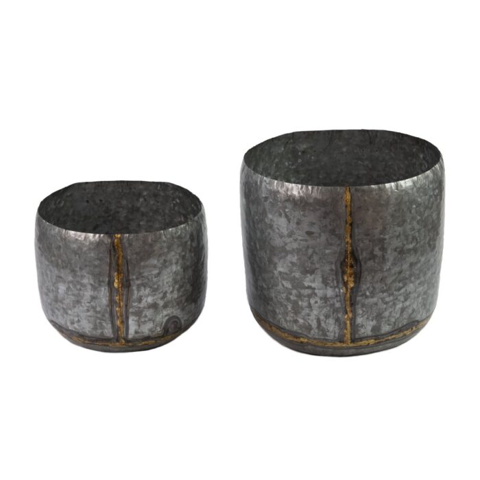 GALV WALL PLANTERS (S/2)