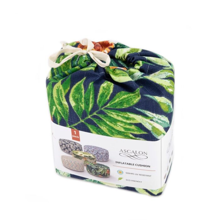 ROUND STOOL - DK.TROPICAL