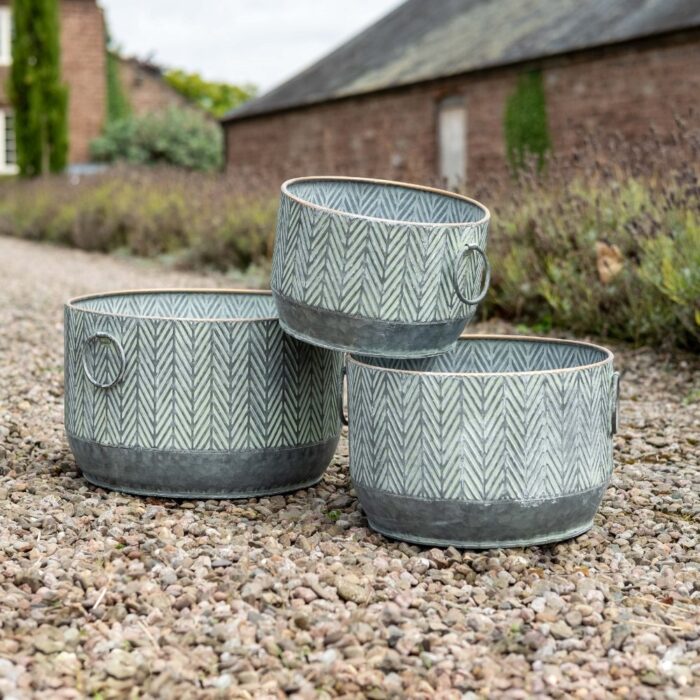CHEVRON PLANTER (S/3) - Image 4