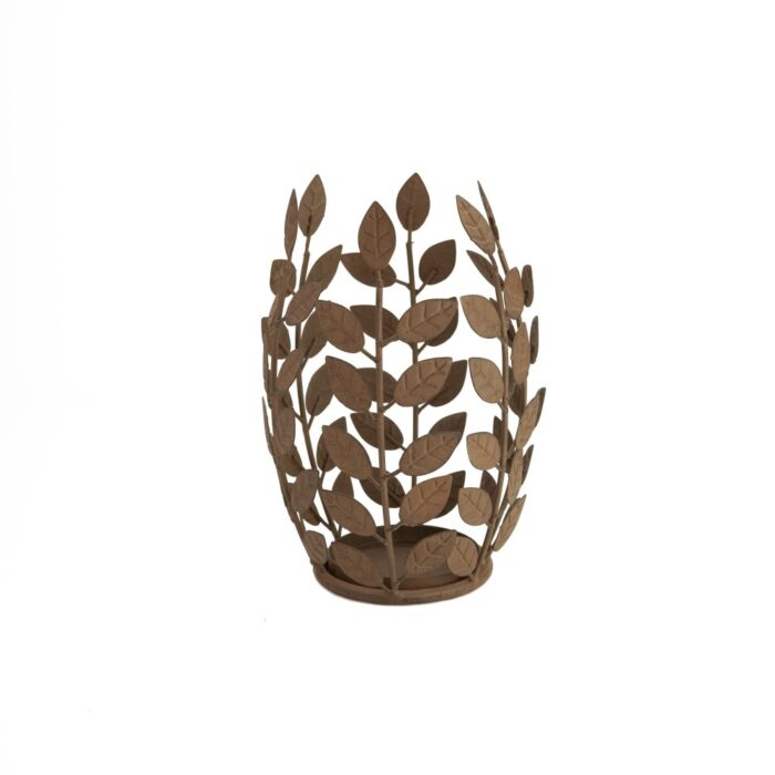 LEAF CANDLEHOLDER 23cm
