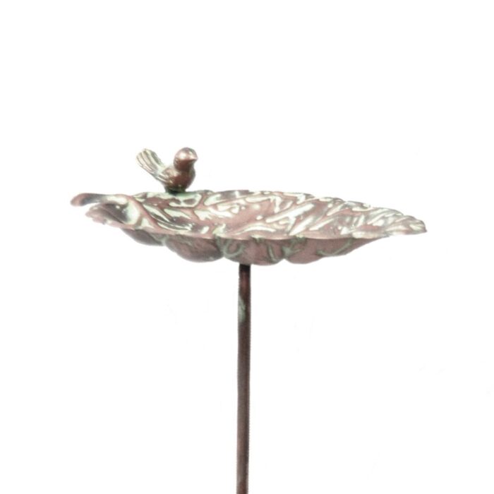 LEAF BIRD DISH wSTAKE