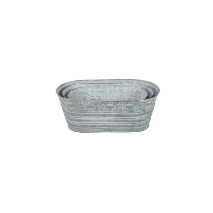 OVAL PATTERN PLANTERS (S/3) - Image 3