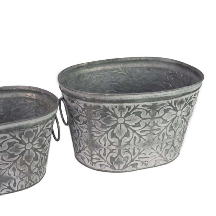 OVAL PLANTER wHANDLES (Set3) - Image 2