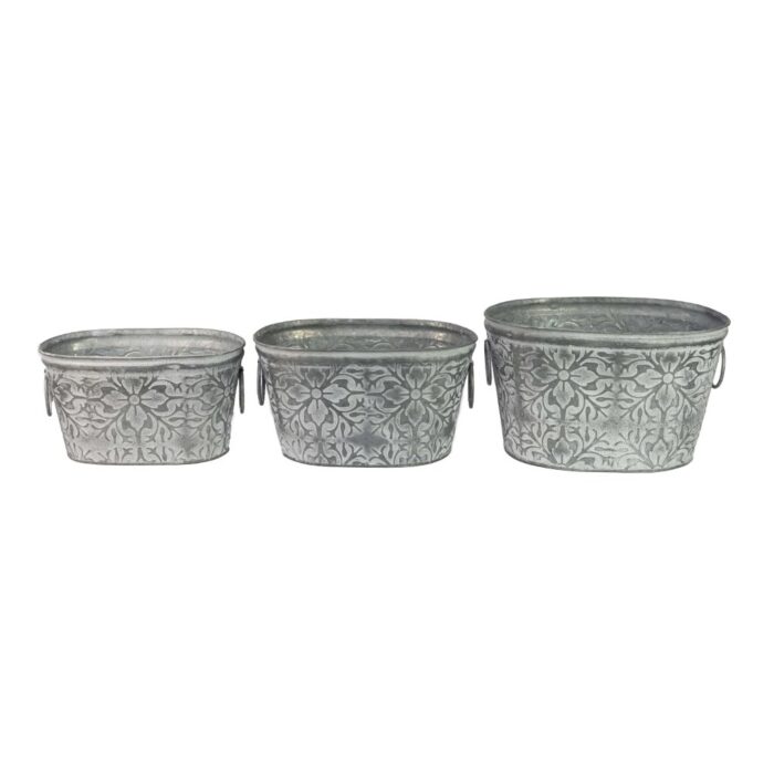 OVAL PLANTER wHANDLES (Set3)