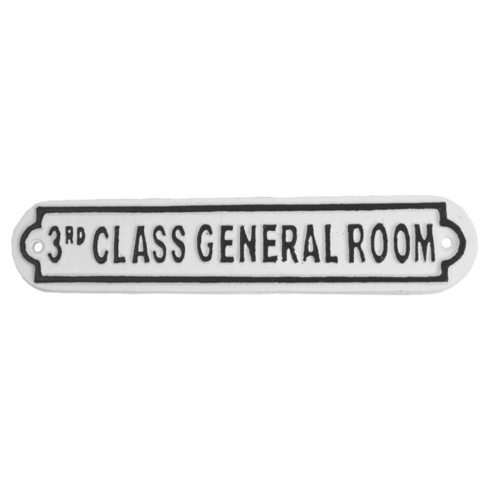 SIGN - 3RD CLASS GENERAL