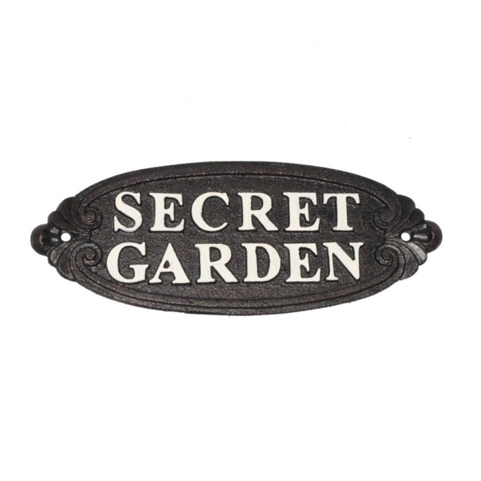 SIGN -SECRET GARDEN
