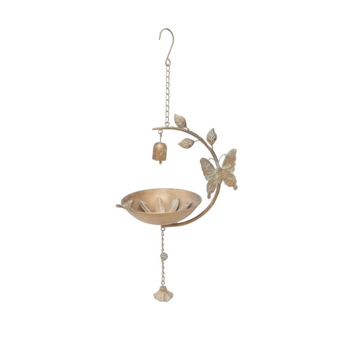 BUTTERFLY BIRD FEEDER w/ BELL