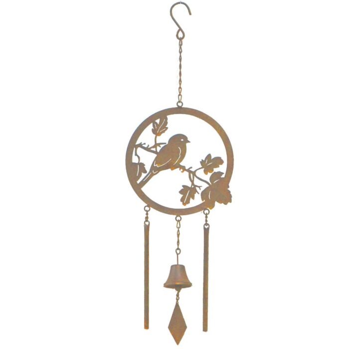 BIRD ON TWIG WINDCHIME (20cm)