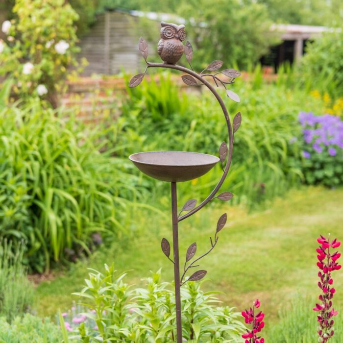 BIRDFEEDER STAKE w/OWL - Image 2