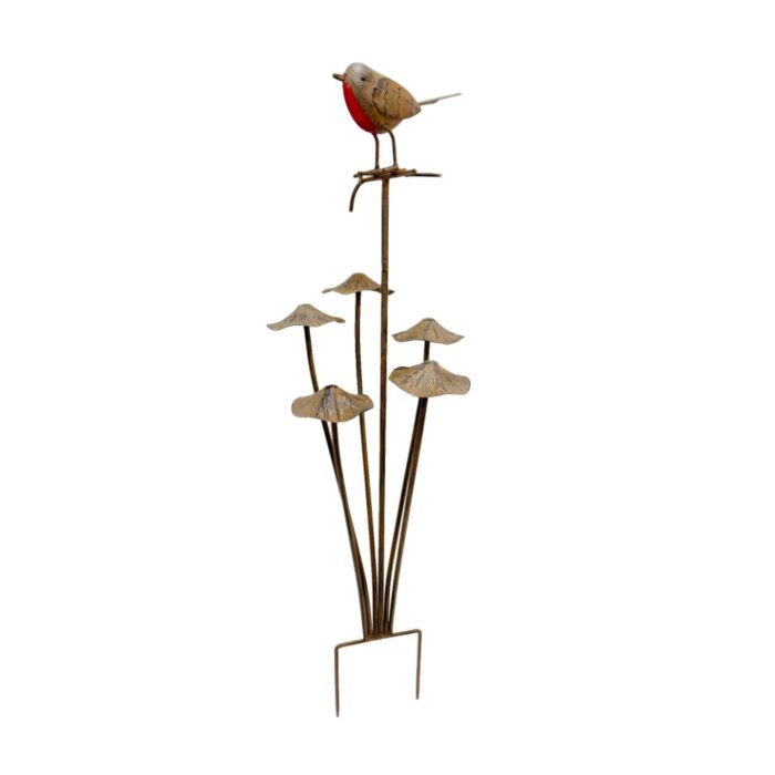 ROBIN on STICK wMUSHROOM