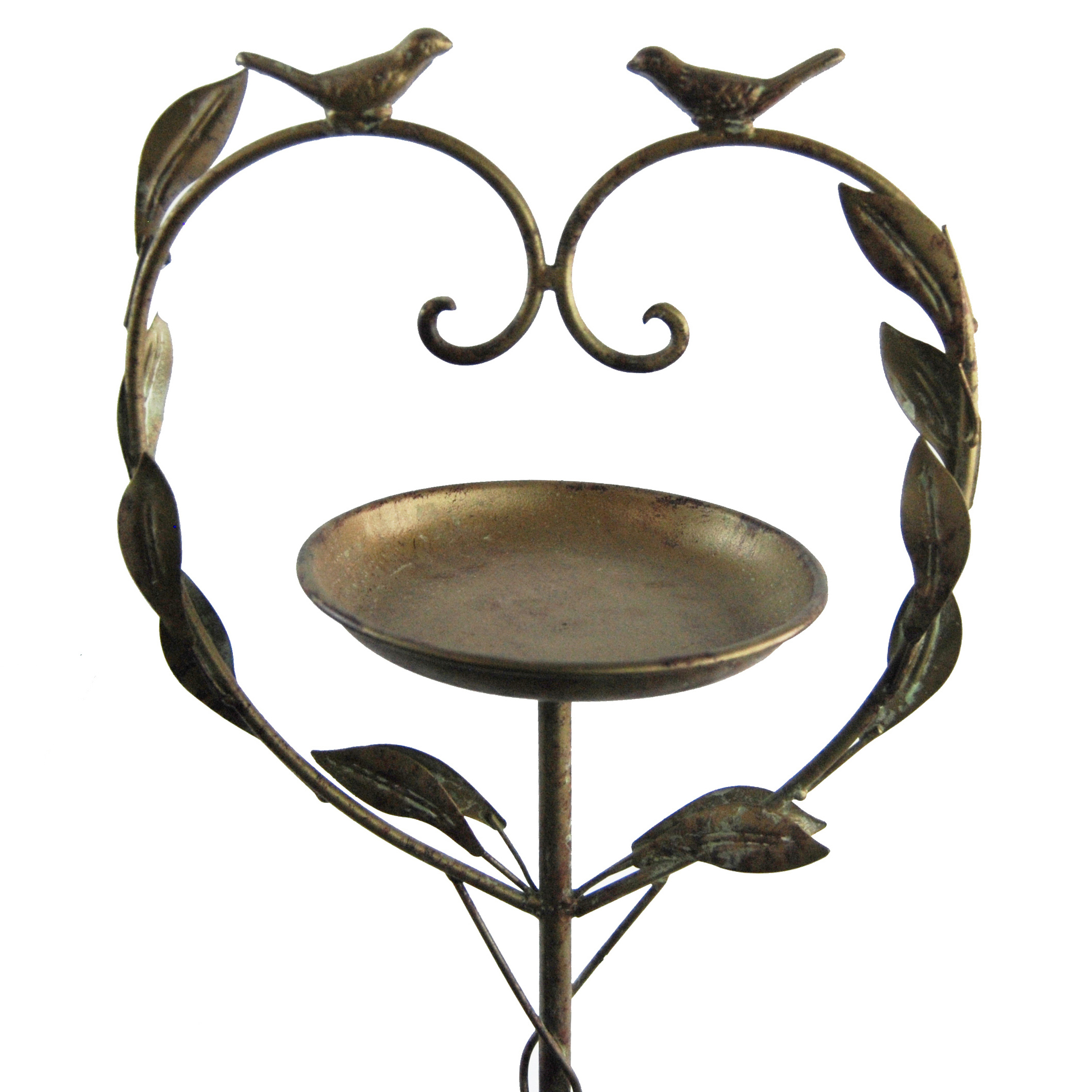 HEART BIRD DISH ON STAKE - Image 2