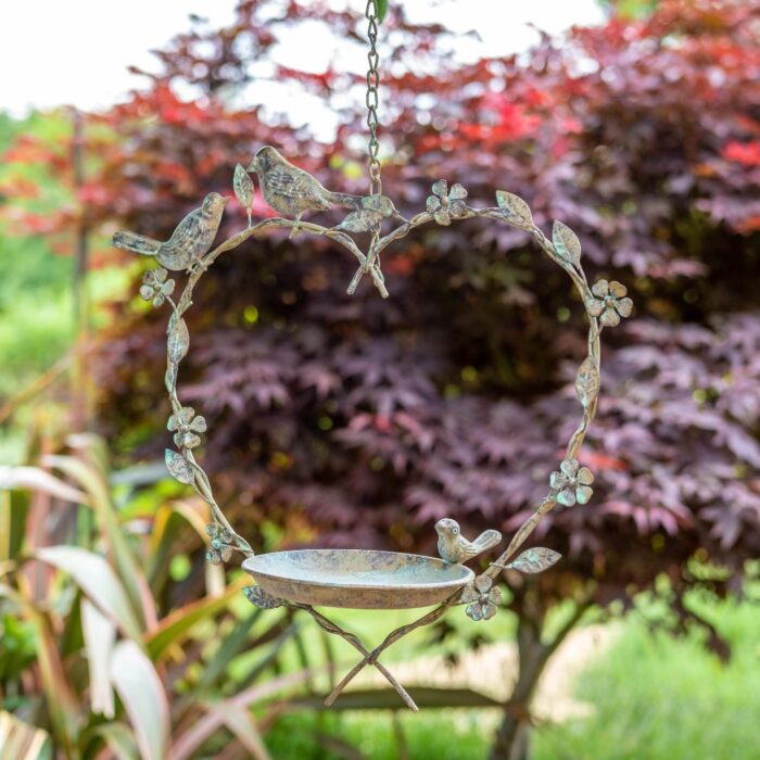 HANG. HEART BIRD DISH - Image 2