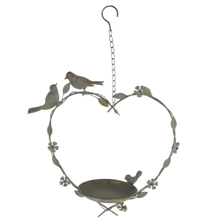 HANG. HEART BIRD DISH