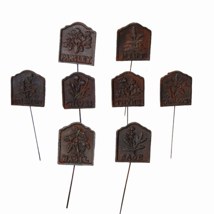 HERB SIGNS (Set 8) RUSTIC