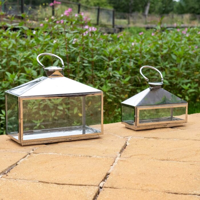 LOW RECT.LANTERN (S/2) STAINLESS - Image 2