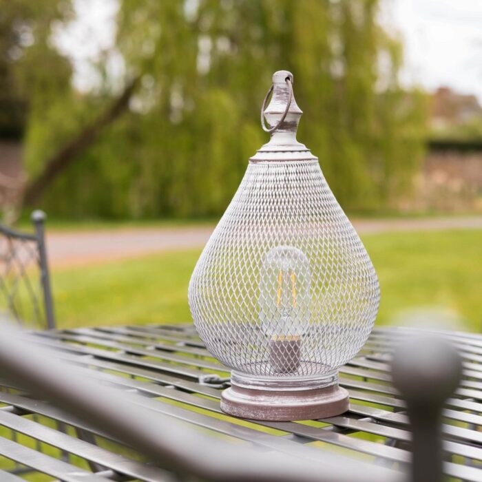 WIRE LANTERN w/LED BULB - Image 2