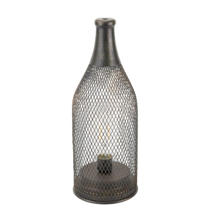 WIRE BOTTLE w/LED BULB