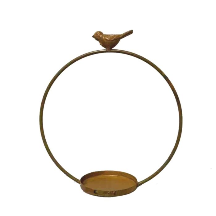 CANDLE HOLDER w/BIRD