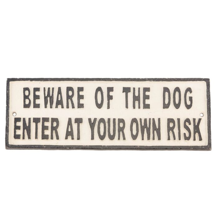 SIGN - BEWARE OF THE DOG