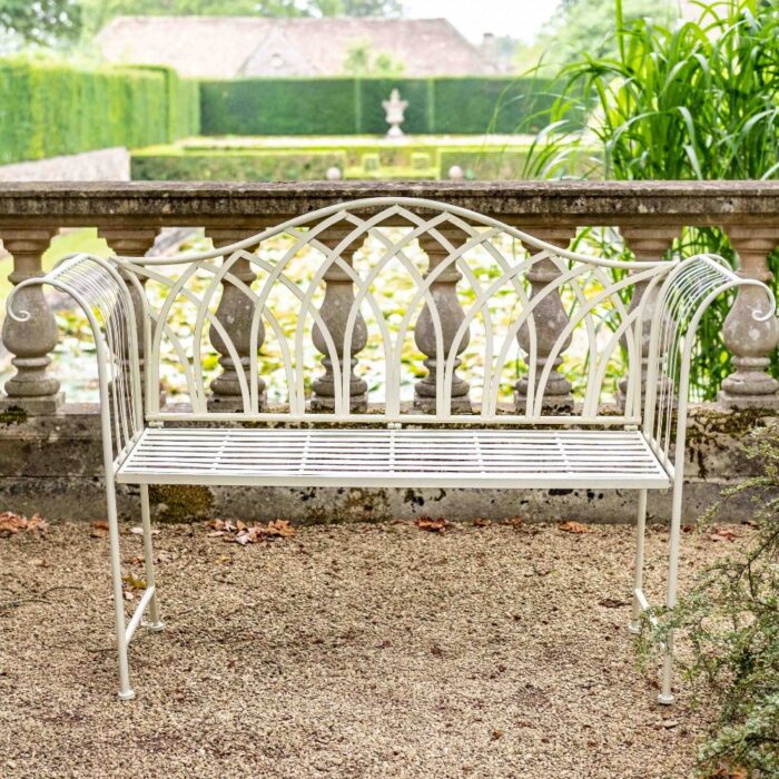 KINGS. GARDEN BENCH - CREAM - Image 3