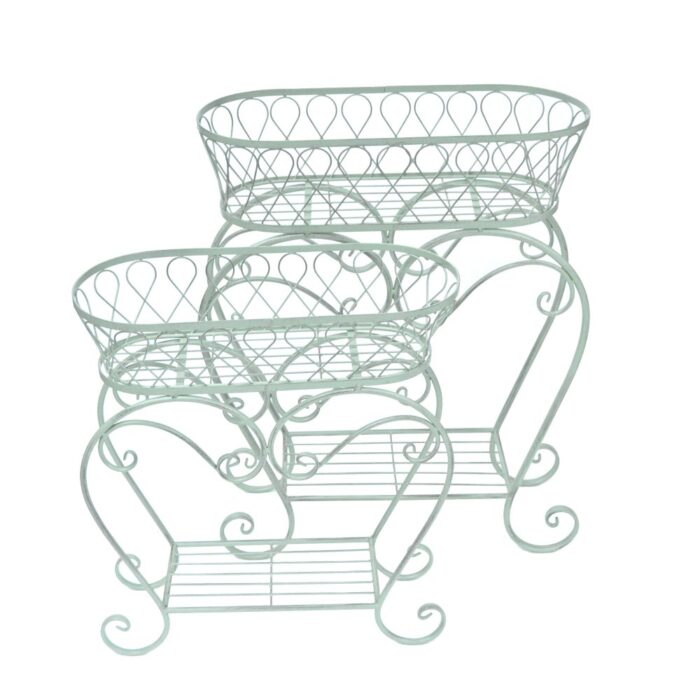 WIRE PLANTER w/STAND (S2) - Image 2