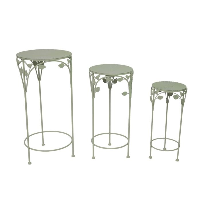 WOODL. PLANT TABLE TALL (S/3) G