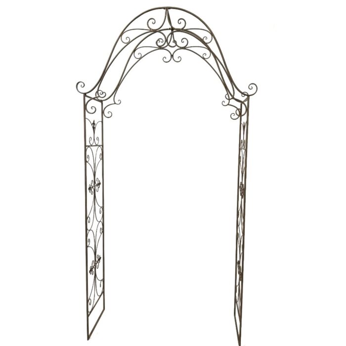 FLEUR-D-LYS ARCH - RUSTY IRON - Image 4