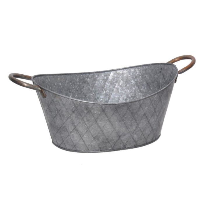 OVAL PLANTER w/HANDLES