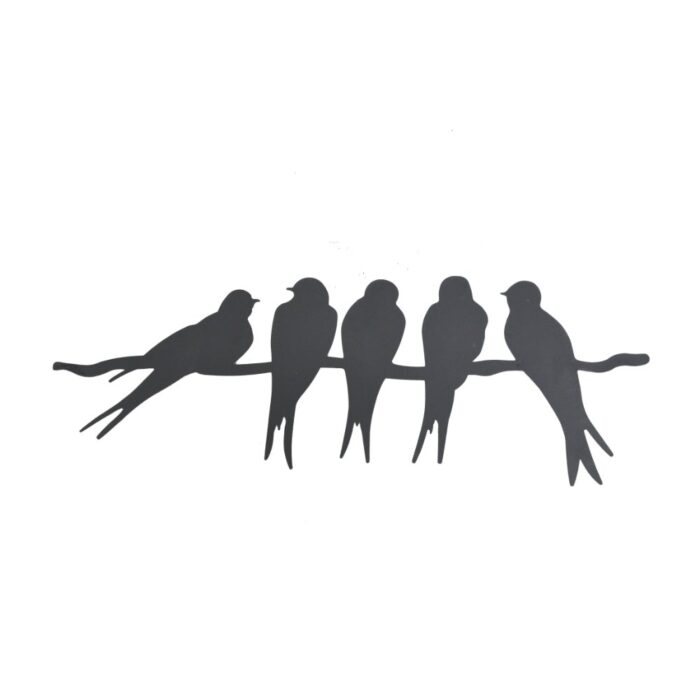 SWALLOWS ON WIRE