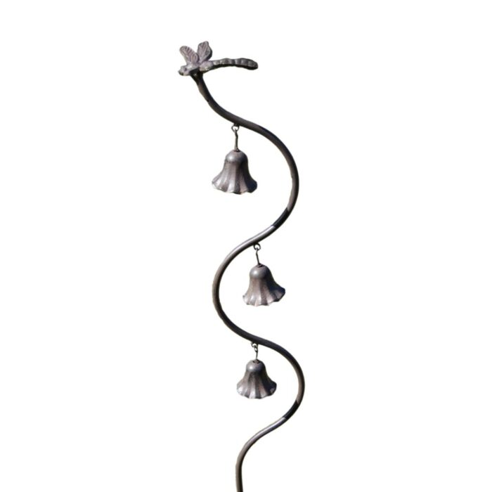 DRAGONFLY STAKE w/3 BELLS