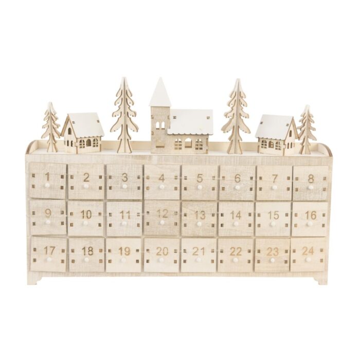 LED WOODEN CALENDAR