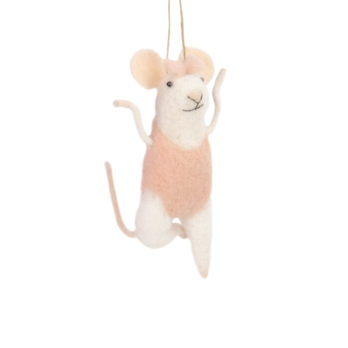 HANGING BALLET FELT MOUSE
