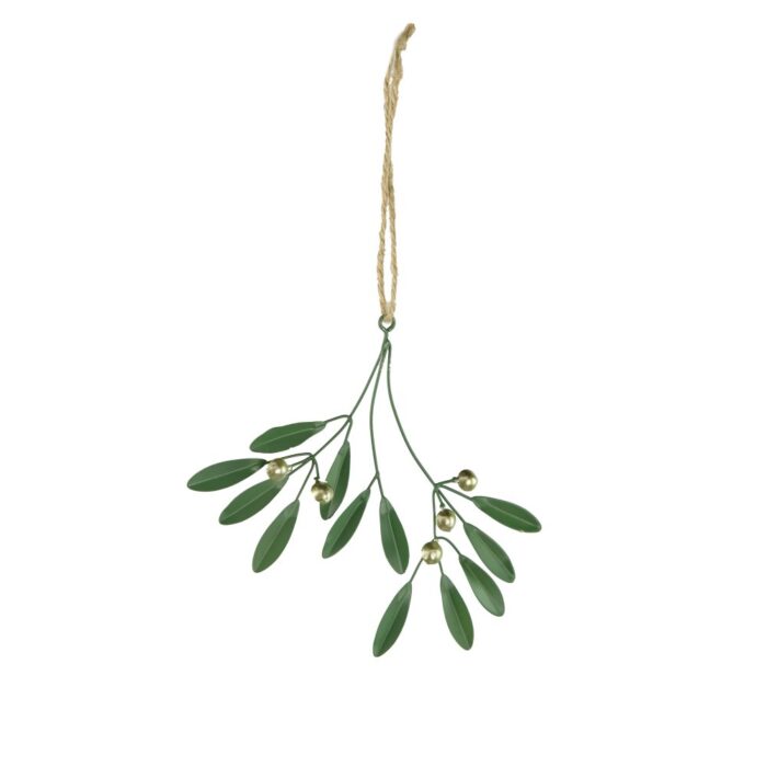 GREEN MISTLETOE DROP 13cm