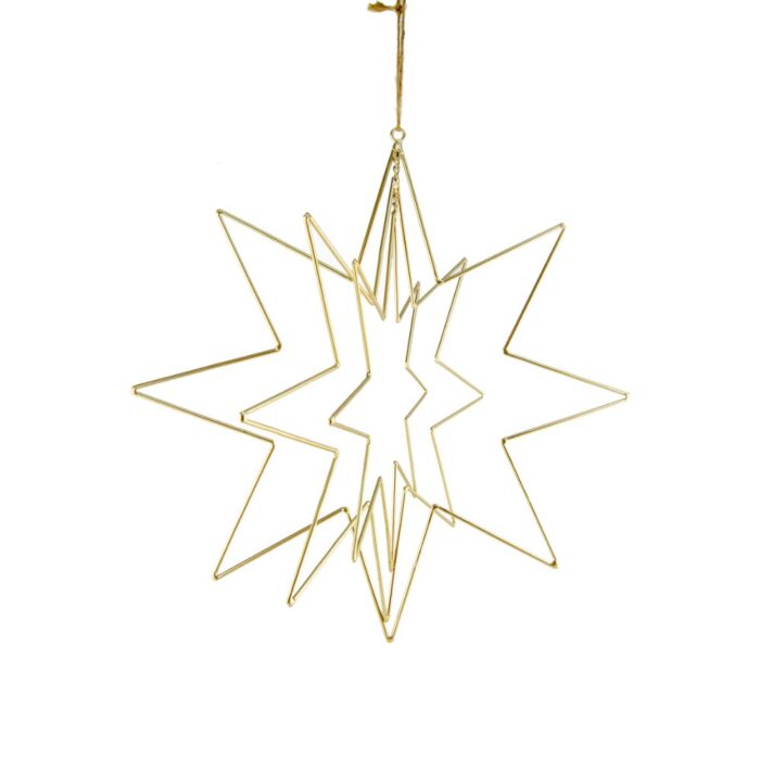 HANG. METAL CUT OUT 3D STAR