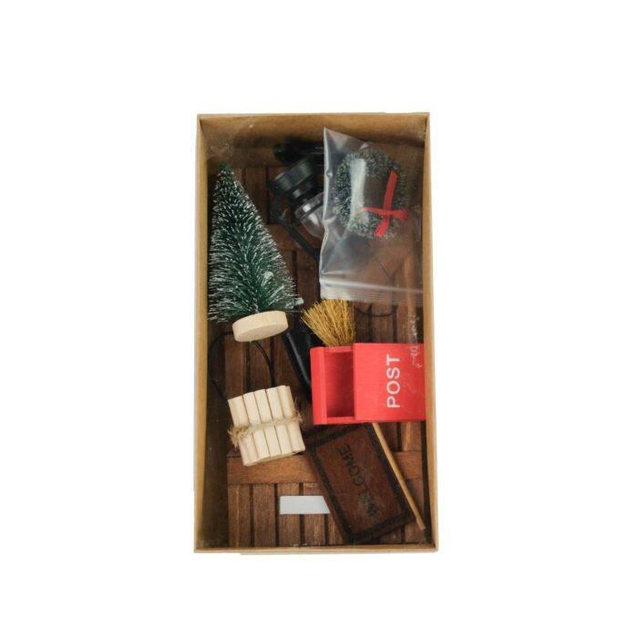 S/2 26cm RUSTY CHRISTMAS BIRD STAKES