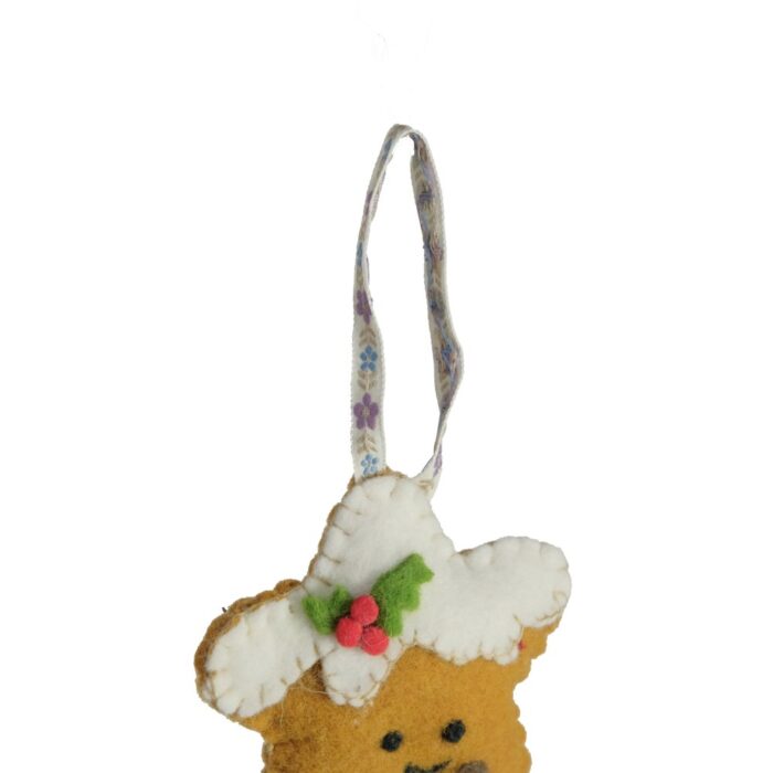 HANG. GLASS BUTTERFLY BAUBLE - Image 2