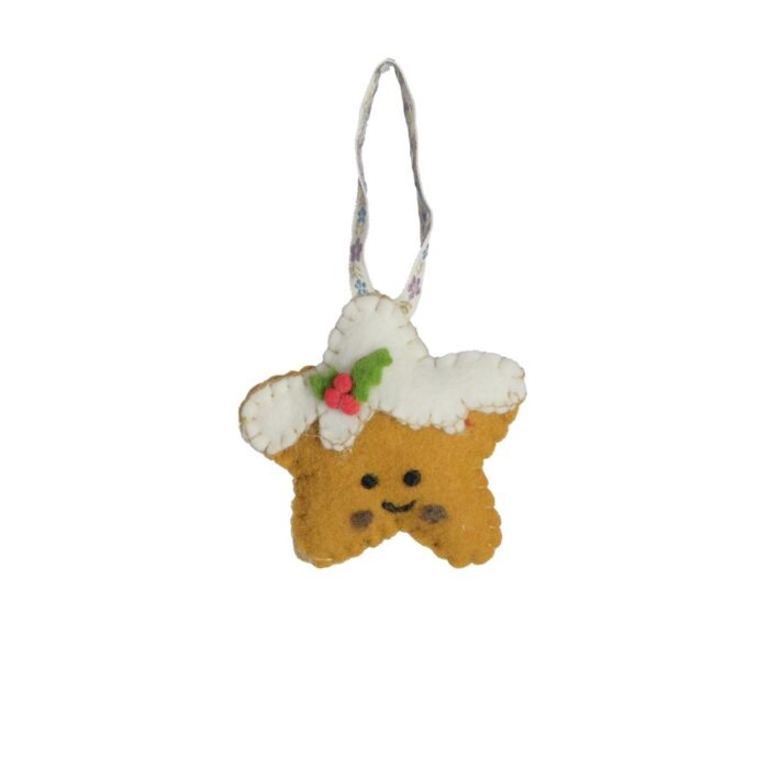 HANG. GLASS BUTTERFLY BAUBLE
