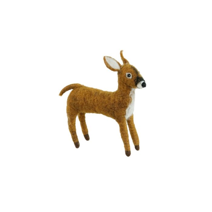 ASS. WOODEN DEER DECO.
