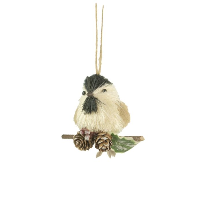 HANGING BRUSH BIRD ON TWIG