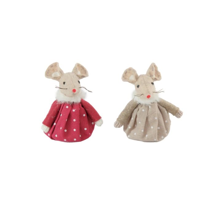 RED/GREY MICE (2 ASS.)