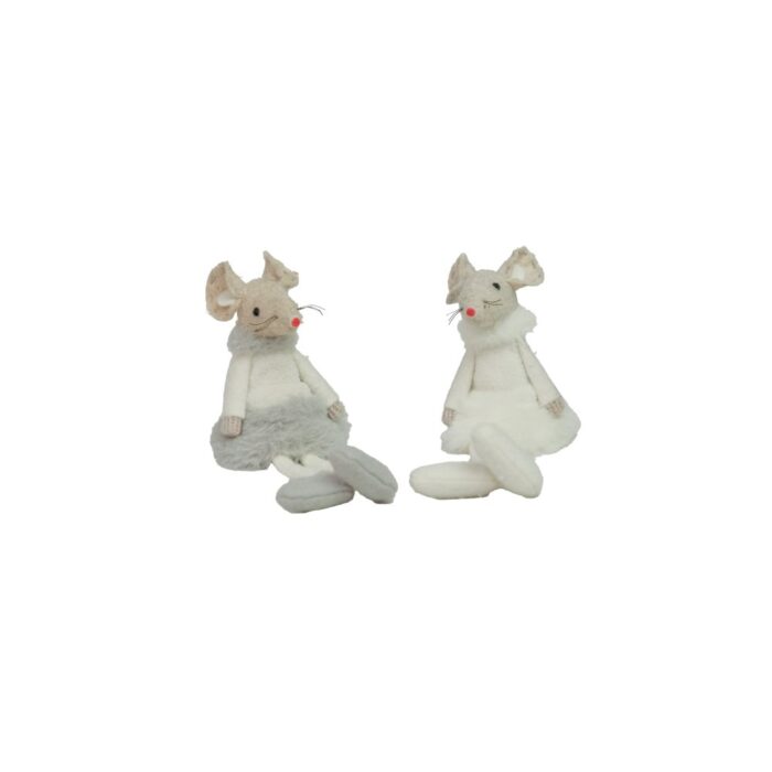 SHELF SITTING FLUFF MICE