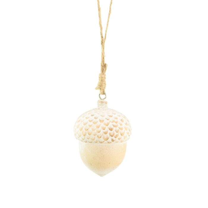 HANGING FROSTED ACORN