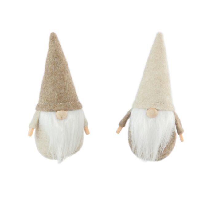 GREY/BEIGE FABRIC GONKS (2 ASS.)