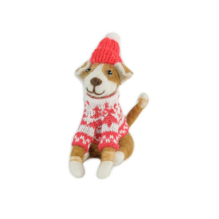 FESTIVE DOG IN JUMPER