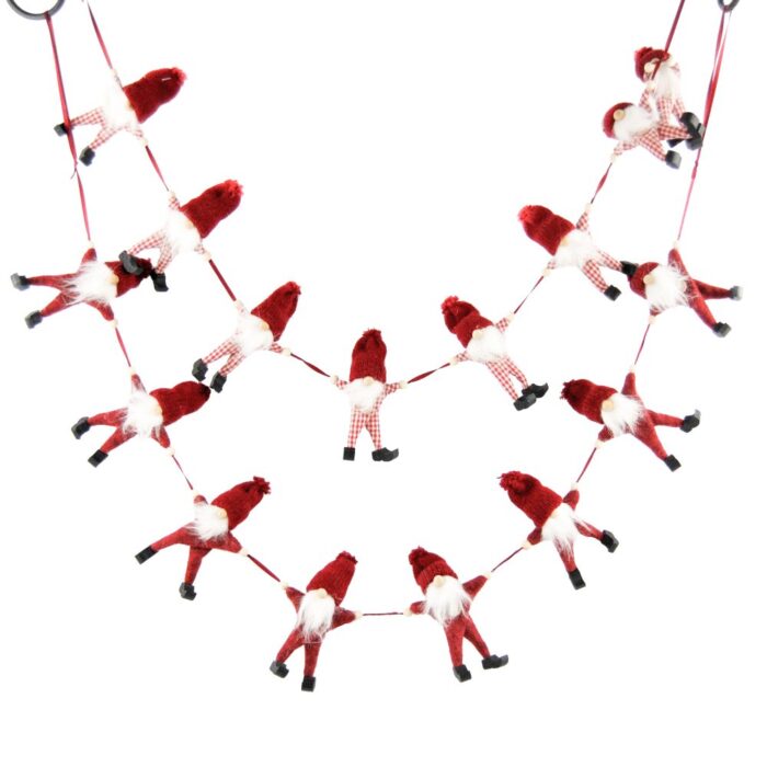 GARLAND XMAS ELVES ASS. 110cm