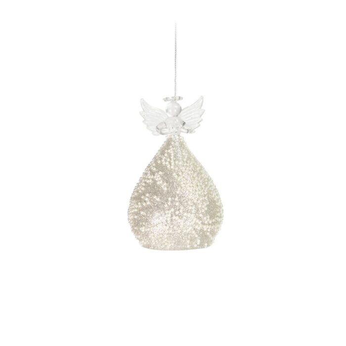 HANG. WHITE GLITT. ANGEL