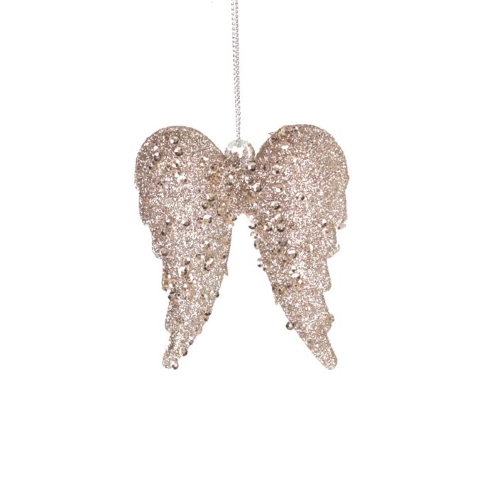 HANG. CHAMP. GOLD ANGEL WINGS